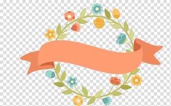 Ribbon Cartoon Gift, Hand painted pattern tag material transparent background PNG clipart