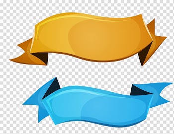 Ribbon Cartoon Illustration, Ribbon elements transparent background PNG clipart