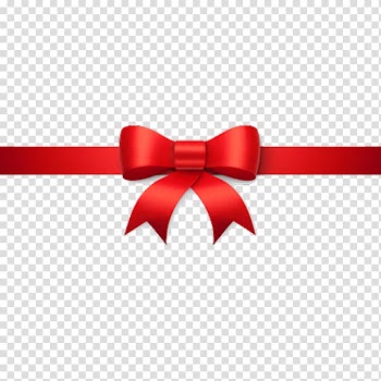 Ribbon Christmas , horizontal line transparent background PNG clipart