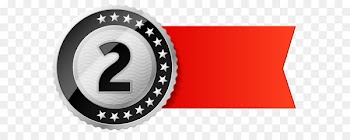 Ribbon Clip art - Second Place Ribbon PNG Clipart Image 