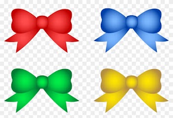 Ribbon Clipart Party Decoration - Christmas Tree Decorations Clip Art