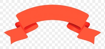 Ribbon clipart PNG, orange banner on… | Free stock illustration | High Resolution graphic
