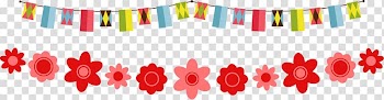 Ribbon Computer file, Color decorative hanging flag transparent background PNG clipart