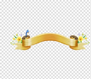 Ribbon , Creative Hand-painted ribbons transparent background PNG clipart