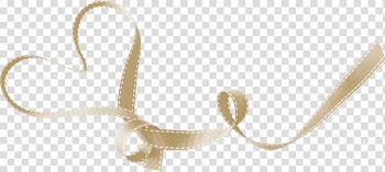 Ribbon Designer Peach, Heart Ribbon transparent background PNG clipart
