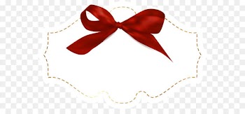Ribbon Download Award - Label with Red Bow Template Clipart Image 