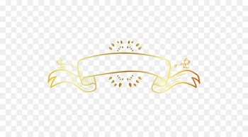 Ribbon Download Computer file - Gold hand painted floral ribbon background 