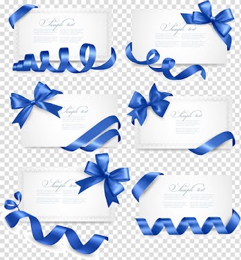 Ribbon Drawing , Blue Ribbon transparent background PNG clipart