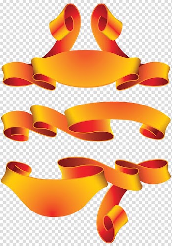 Ribbon Encapsulated PostScript , gold scroll transparent background PNG clipart