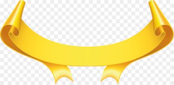 Ribbon Euclidean vector Gold - Gold ribbon vector design 