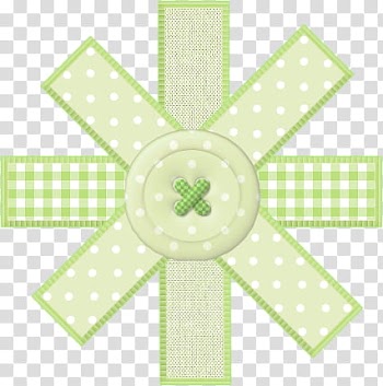 Ribbon Flowers, green patch transparent background PNG clipart