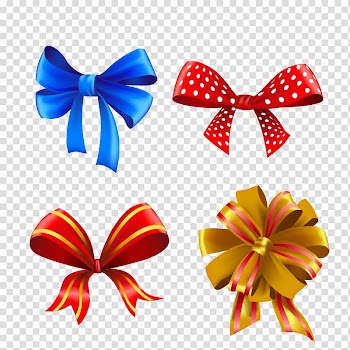 Ribbon Gift, Golden garland transparent background PNG clipart