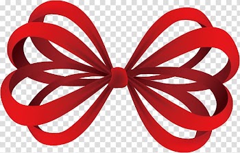 Ribbon Gift, Red bow material transparent background PNG clipart