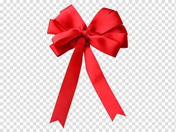 Ribbon Gift, Red bow transparent background PNG clipart