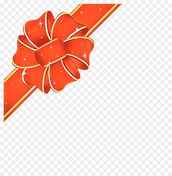 Ribbon, Gift, Red Ribbon, Red, Orange PNG