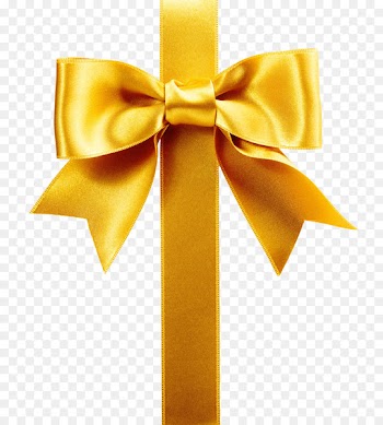 Ribbon Gift wrapping Satin Stock photography - Golden gift bow pattern 