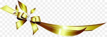 Ribbon Gold - Diamond golden bow 
