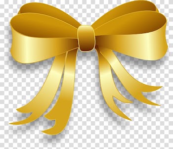 Ribbon Gold , Gold Ribbon transparent background PNG clipart