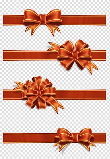 Ribbon , Gold ribbon flower transparent background PNG clipart