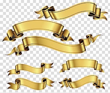 Ribbon Gold , ribbon transparent background PNG clipart