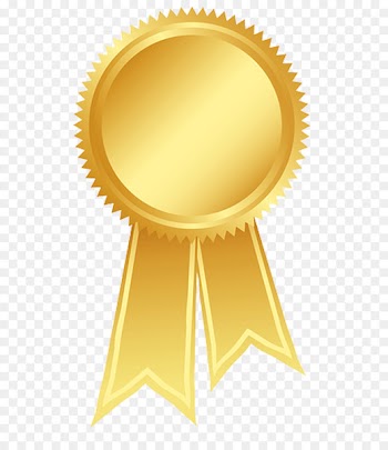 Ribbon Gold Rosette Award Clip art - Gold Ribbon Cliparts 