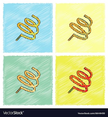 Ribbon gymnastic gymnastics ribbon rhythmic vector image
