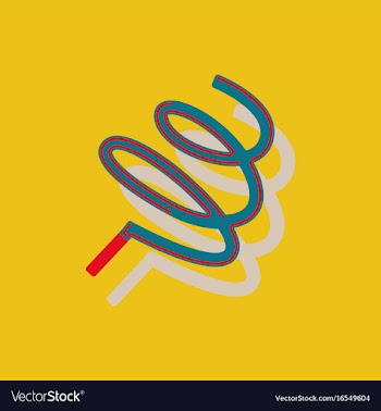 Ribbon gymnastic gymnastics ribbon rhythmic vector image