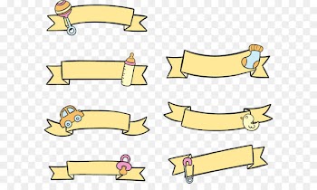 Ribbon Holiday Clip art - Baby ribbon 
