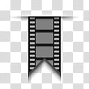 Ribbon Icons, totem, grey film application transparent background PNG clipart