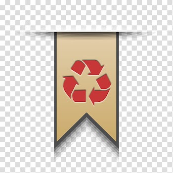 Ribbon Icons, user-trash-full, red ribbon transparent background PNG clipart
