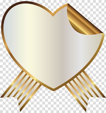 Ribbon Label , Heart Ribbon transparent background PNG clipart