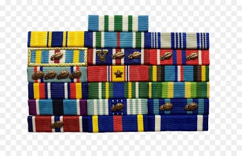 Ribbon Large Medals Gift Shadow box - ribbon 