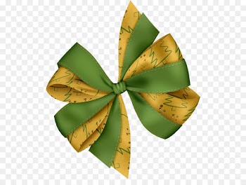 Ribbon, Lazo, Knot, Green, Leaf PNG