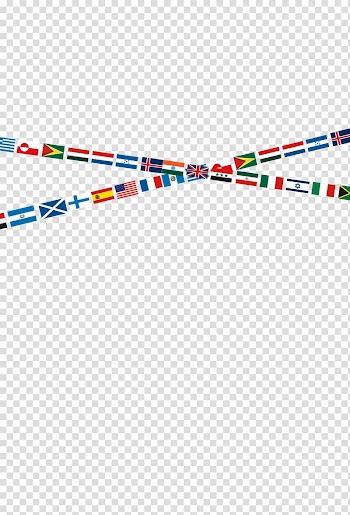 Ribbon National flag, Flag ribbons colored festive World Travel transparent background PNG clipart