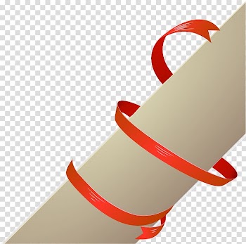 Ribbon , painted red ribbon transparent background PNG clipart
