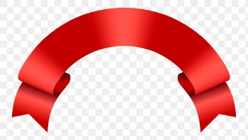 Ribbon PNG image, red decorative banner… | Free stock illustration | High Resolution graphic