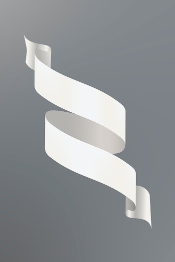 Ribbon psd image, white banner graphic… | Free stock illustration | High Resolution graphic