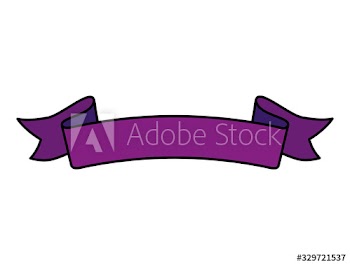 ribbon purple decoration design