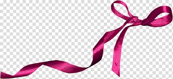 Ribbon Purple , Red Ribbon transparent background PNG clipart