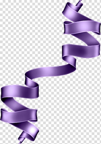 Ribbon , Purple silk belt transparent background PNG clipart