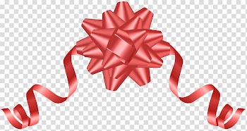 Ribbon , Red Deco Bow transparent background PNG clipart