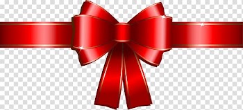Ribbon Red, painted red bow transparent background PNG clipart