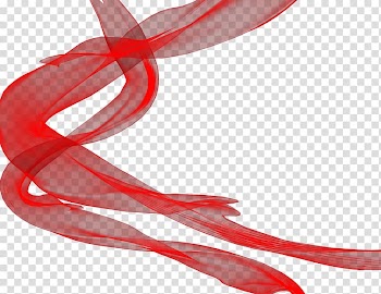 Ribbon Red Pongee Designer, Red ribbon transparent background PNG clipart