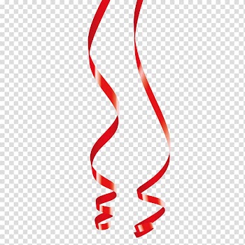 Ribbon Red, Red ribbon transparent background PNG clipart