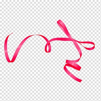 Ribbon Red Shoelace knot , Red bow ribbon transparent background PNG clipart