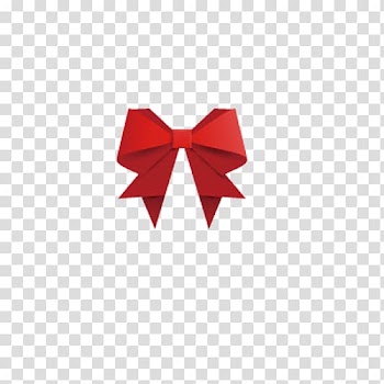 Ribbon Red Shoelace knot, Red bow transparent background PNG clipart