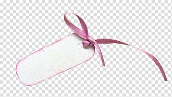 Ribbon, Red Tag transparent background PNG clipart