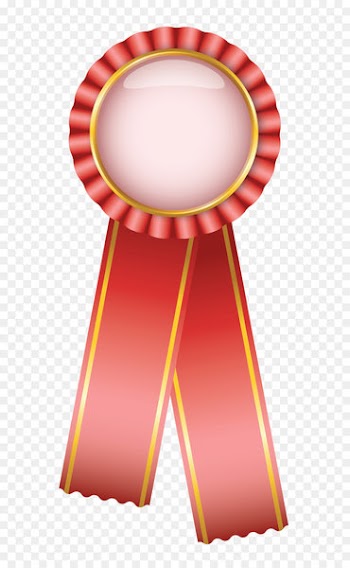 Ribbon Rosette Award Clip art - Rosette Ribbon Red PNG Clipart Picture 