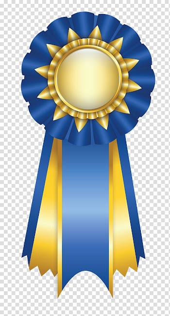 Ribbon Rosette , high-grade gold ribbon label transparent background PNG clipart