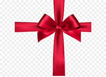 Ribbon Satin Red Stock photography - Ribbon bow 